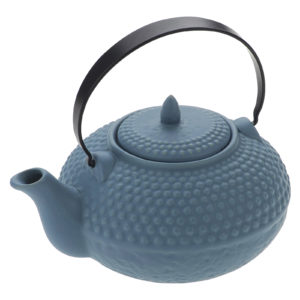 Oriental Hobnail Teapot Mizu Blue