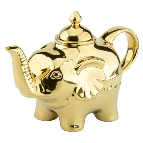 Elephant Teapot Gold