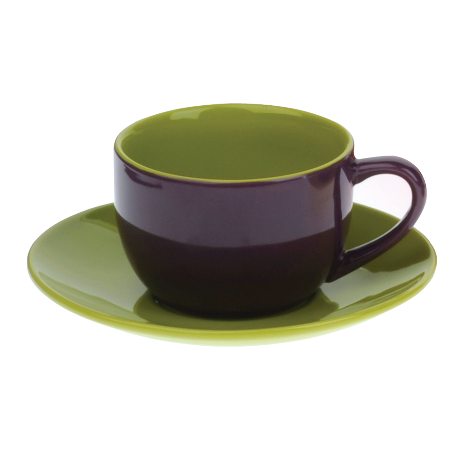 Set of 6 Harlequin Espresso Cups & Saucers - The DRH Collection