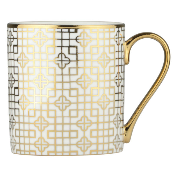 Art Deco Mug Gold