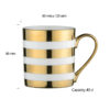 Stripes Mug Gold