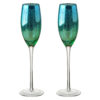 Set of 2 Peacock Flutes
