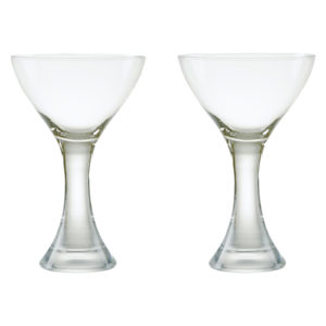 Set of 2 Manhattan Cocktail Glasses