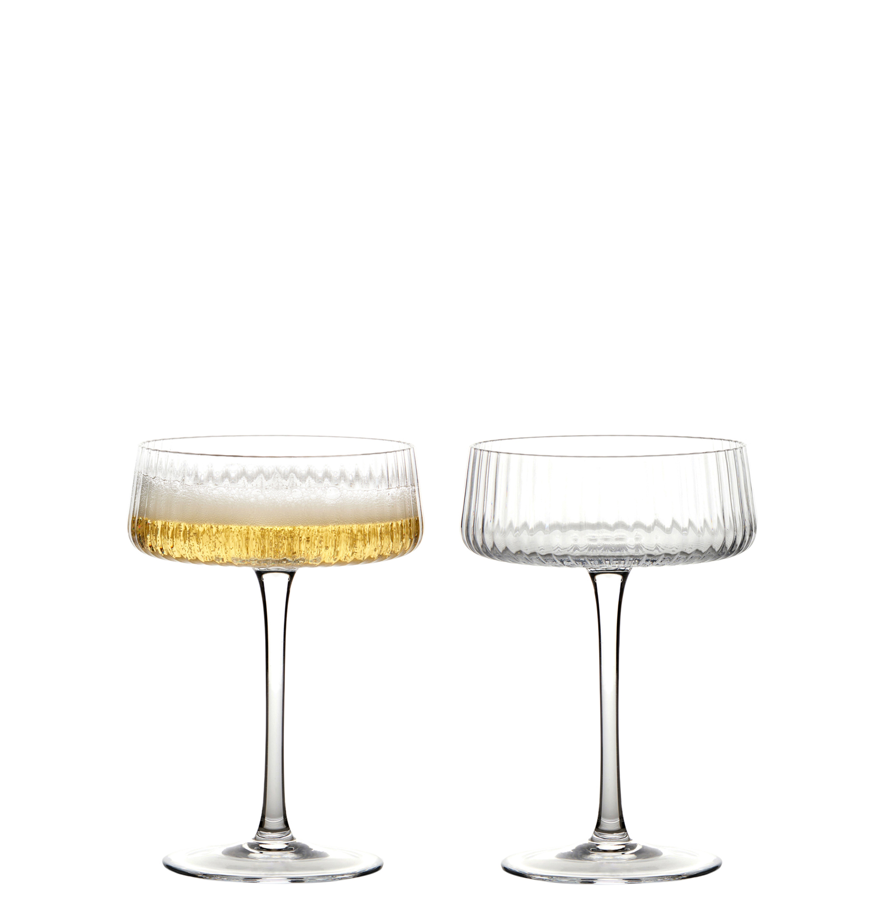 Set of 2 Empire Margarita Glasses