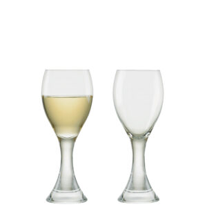 Set of 2 Manhattan White Wine Glasses